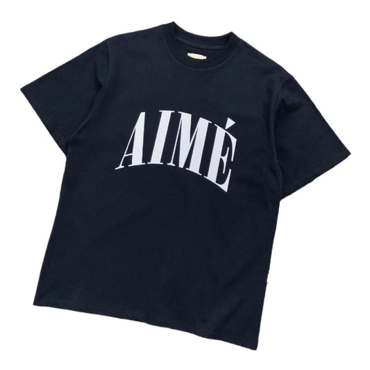 ＡＩＭ ＬＮ ＤＯＲ SLUB TEE NAVY