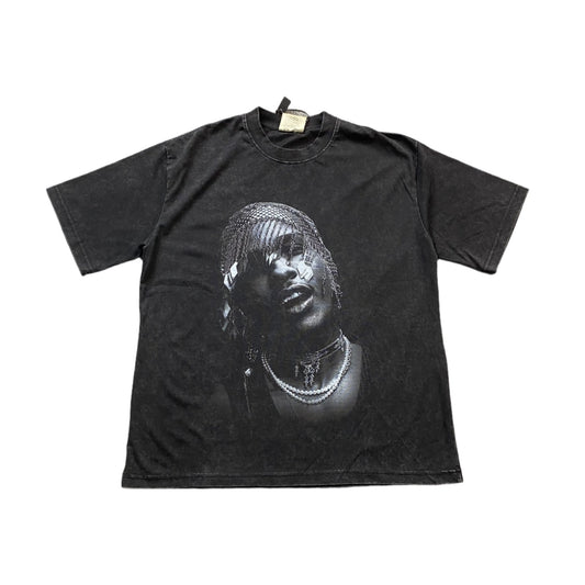 A$AP ROCKY VINTAGE GRAPHIC TEE DARK GREY - Sin Sity Store