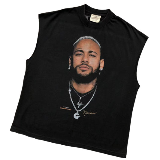 ＮＥＹＭＡＲ VINTAGE GRAPHIC SLEEVELESS TOP BLACK