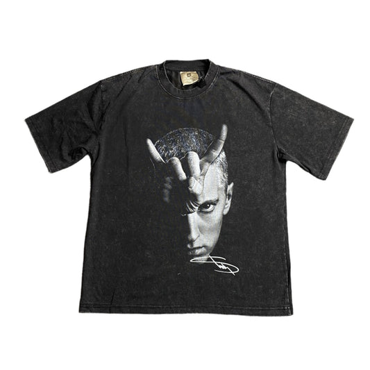 EMINEM VINTAGE GRAPHIC TEE DARK GREY - Sin Sity Store